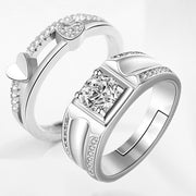 Rings Opening Wedding Simulation Diamond Ring