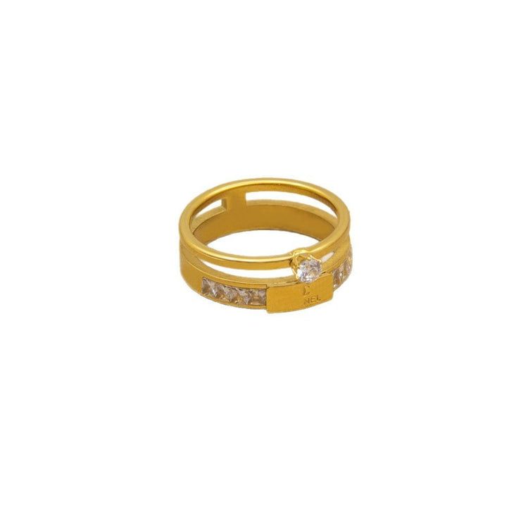 Non-fading Special Interest Light Luxury Fashion Double-layer Ring