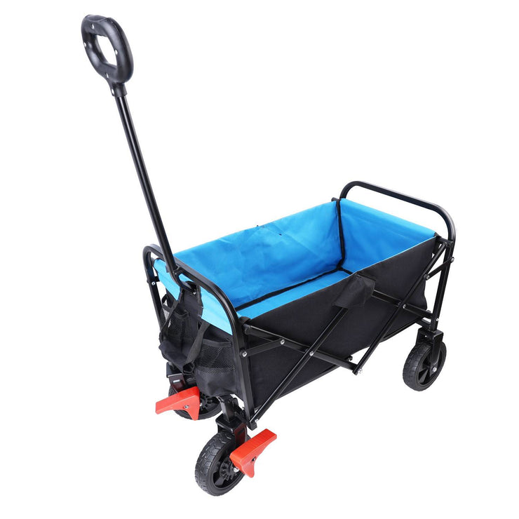 Mini Folding Wagon Garden Shopping Beach Cart