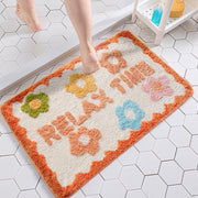 Alfombra Floral Antideslizante
