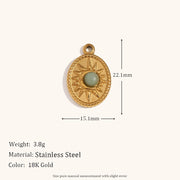 Niche Retro 18K Gold Wave Pearl Pendant