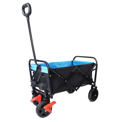 Mini Folding Wagon Garden Shopping Beach Cart
