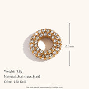 Niche Retro 18K Gold Wave Pearl Pendant