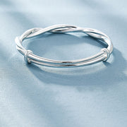 Mobius Silver-plated Bracelet Female Twist Fashion