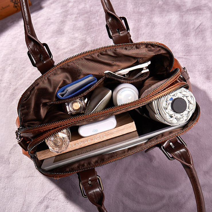 Women's Genuine Leather Handbag – Crossbody, Shoulder & Tote Bag | Elegant & Durable Purse