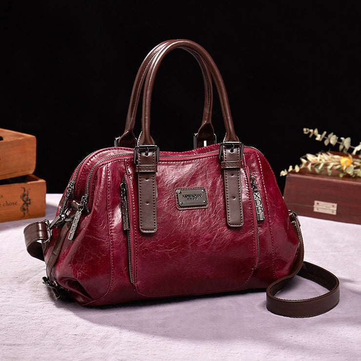 Women's Genuine Leather Handbag – Crossbody, Shoulder & Tote Bag | Elegant & Durable Purse