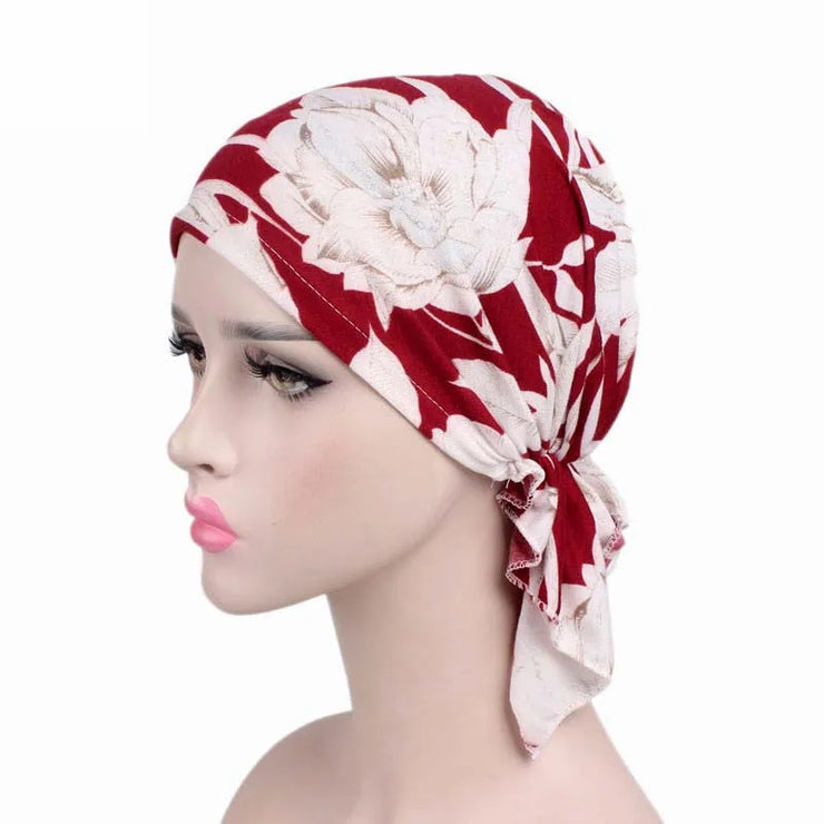 Women’s Pre-Tied Cotton Turban Scarf