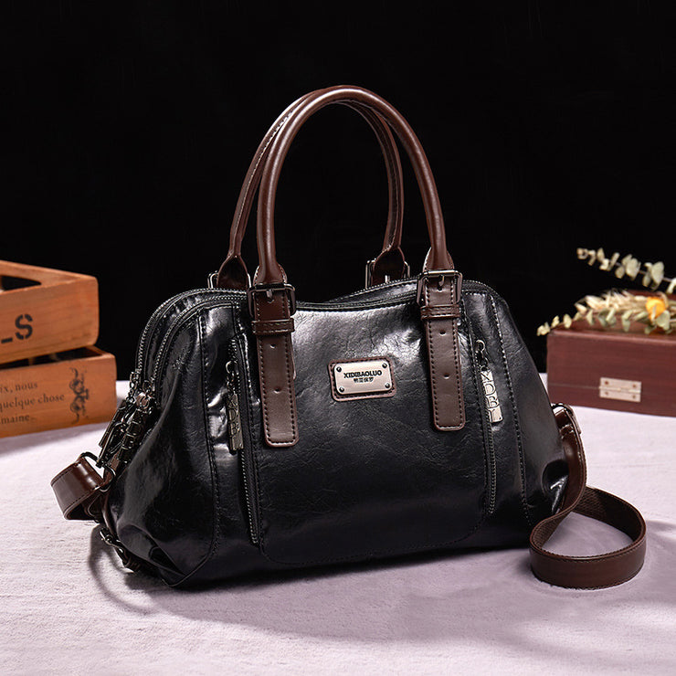Women's Genuine Leather Handbag – Crossbody, Shoulder & Tote Bag | Elegant & Durable Purse