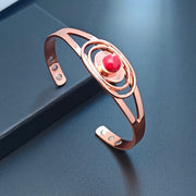 Brazalete de cobre de lujo para mujer