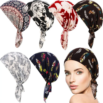 Women’s Pre-Tied Cotton Turban Scarf