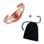 Brazalete de cobre de lujo para mujer