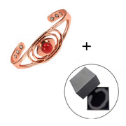 Brazalete de cobre de lujo para mujer