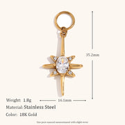 Niche Retro 18K Gold Wave Pearl Pendant