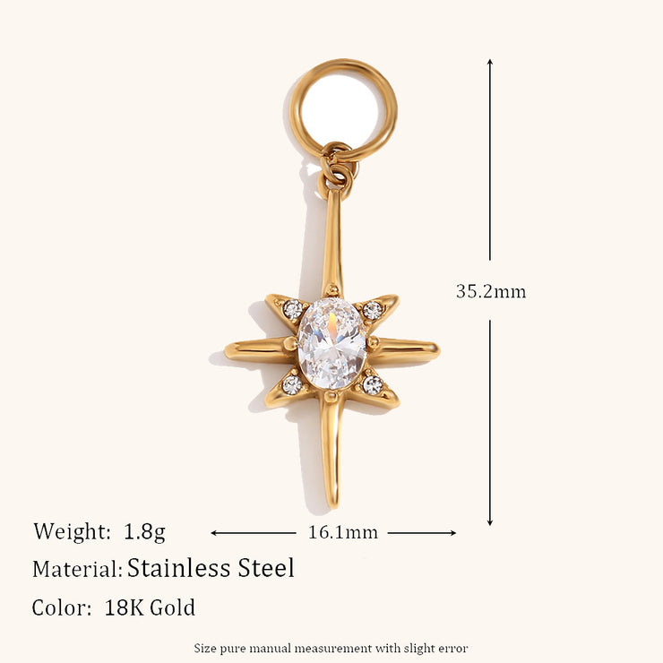 Niche Retro 18K Gold Wave Pearl Pendant
