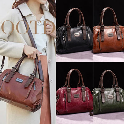 Women's Genuine Leather Handbag – Crossbody, Shoulder & Tote Bag | Elegant & Durable Purse