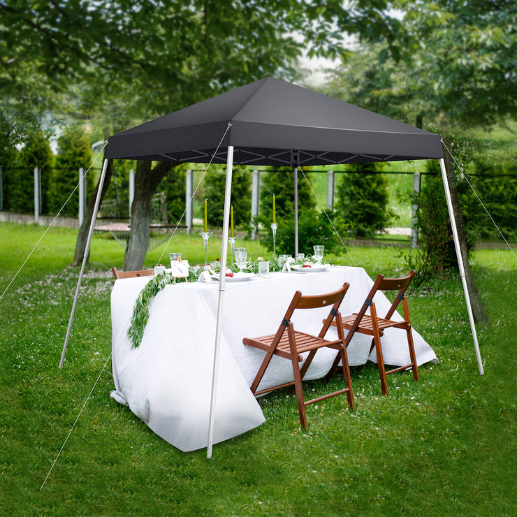 6X6ft Dark Gray Bevel, No Enclosure, Folding Shed, Oxford Cloth, Sprayed Iron Pipe, Portable