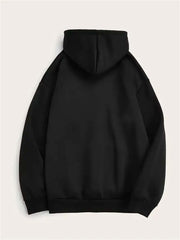 Cozy Women's Boston Letter Print Hoodie