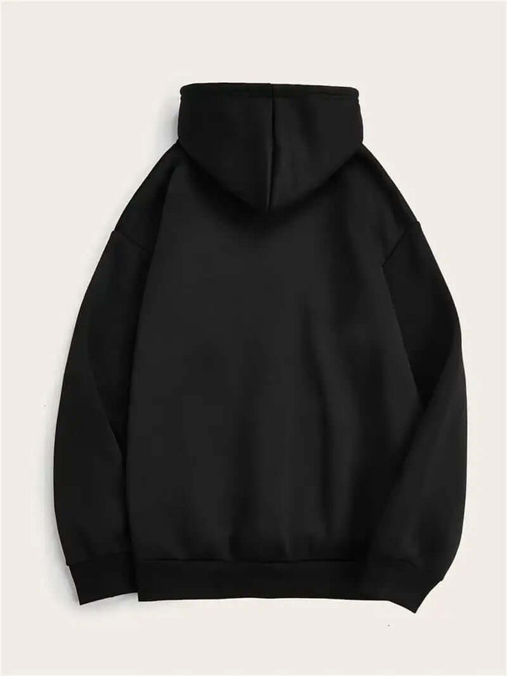 Cozy Women's Boston Letter Print Hoodie