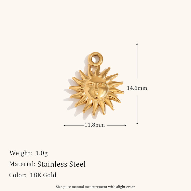 Niche Retro 18K Gold Wave Pearl Pendant