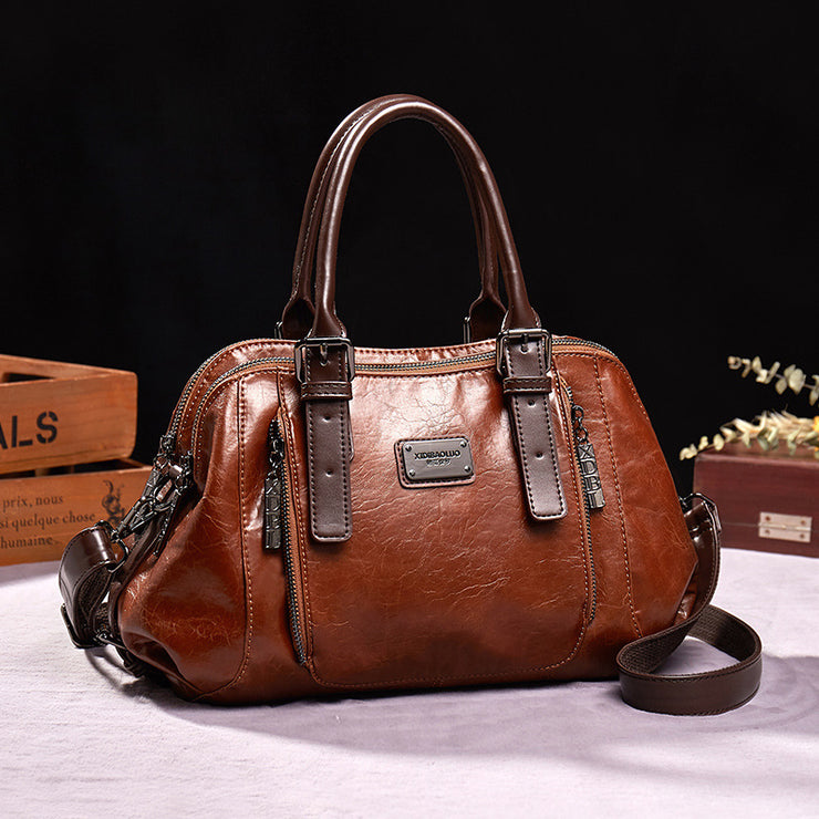 Women's Genuine Leather Handbag – Crossbody, Shoulder & Tote Bag | Elegant & Durable Purse